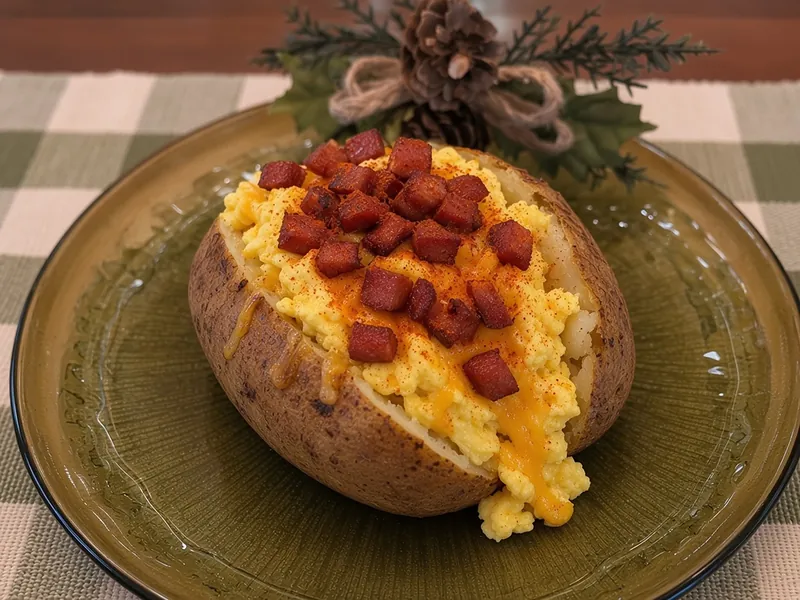 Loaded breakfast potato